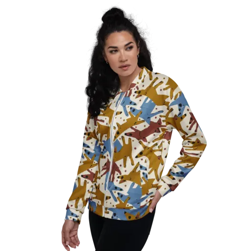 Fox Trot Field on a Bomber Jacket