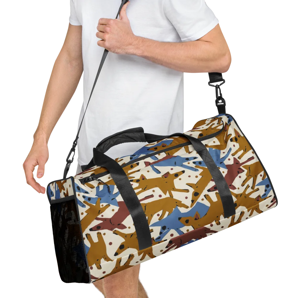 Fox Trot Field on Duffle Bag — Right Front