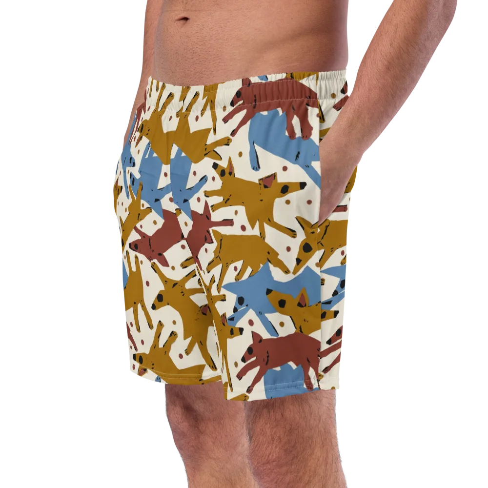 Fox Trot Field on Swim Trunks — Left Front