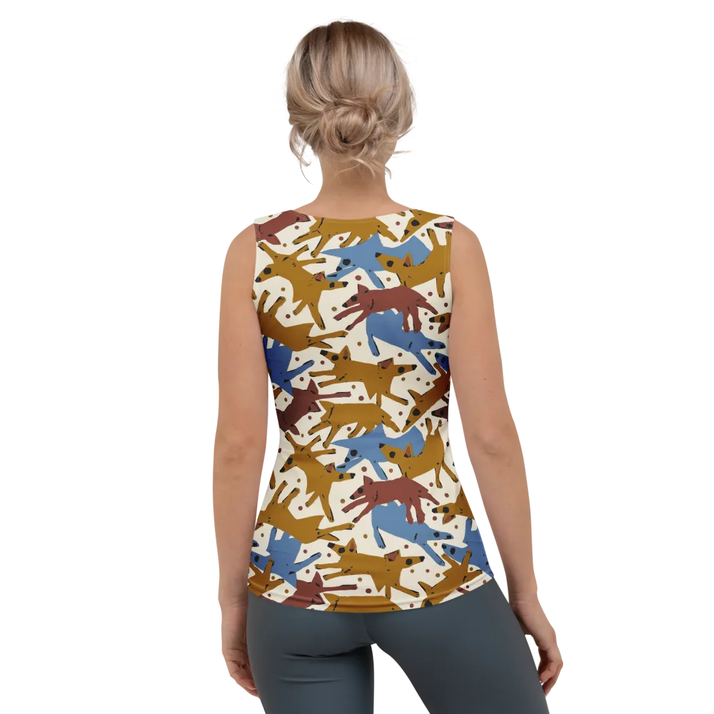 Fox Trot Field on Women's Tank Top — Back