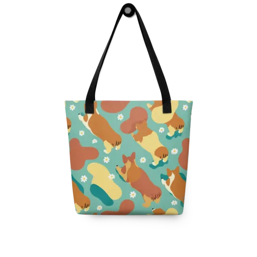 Daisy Dachshund on a Tote Bag