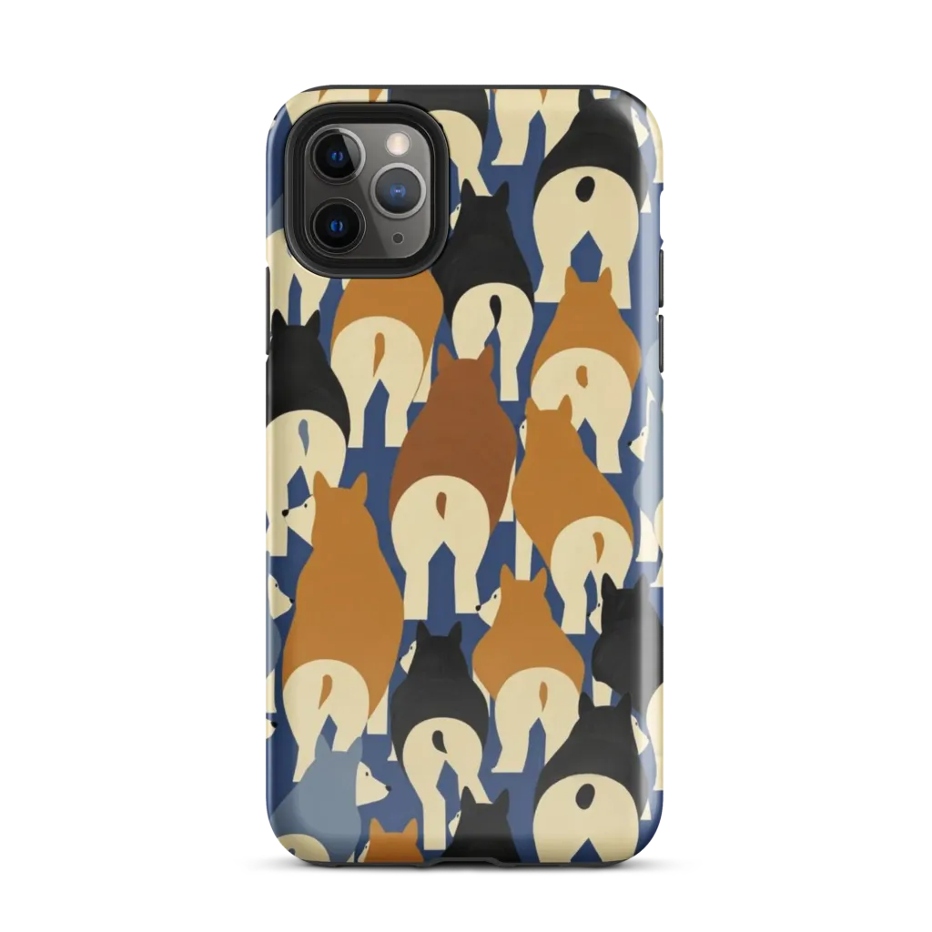 Cobalt Canine on Tough Case for iPhone® — Front