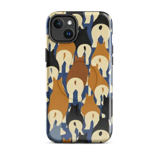 Cobalt Canine on a MagSafe Tough Case for iPhone®