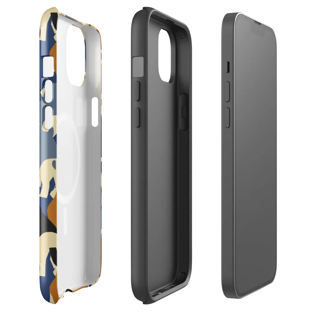 Cobalt Canine on MagSafe Tough Case for iPhone® — Front