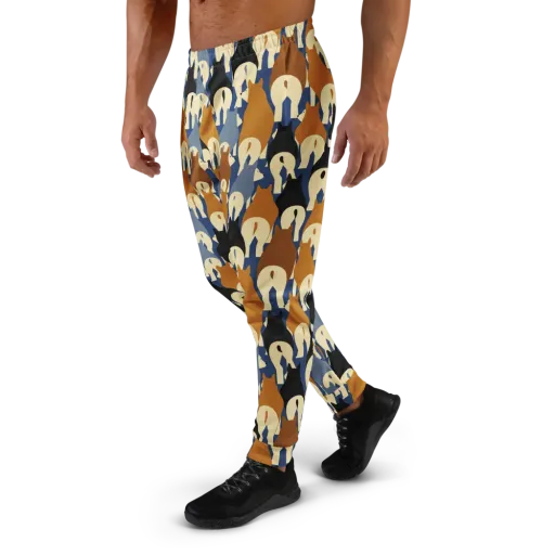 Cobalt Canine on a Men's Joggers