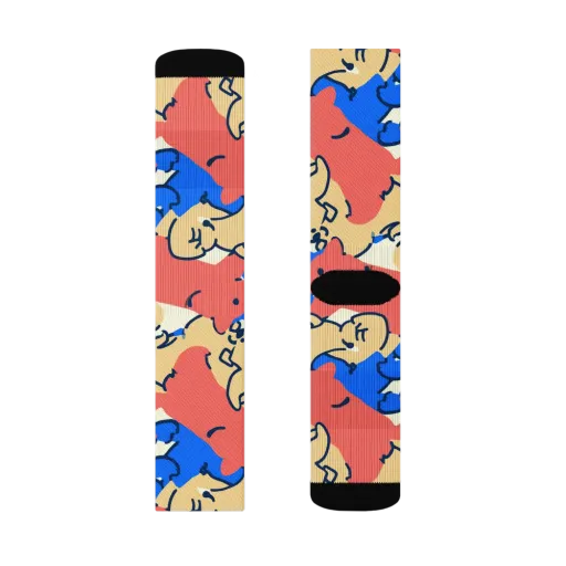 Pop Parade Pups on a Socks