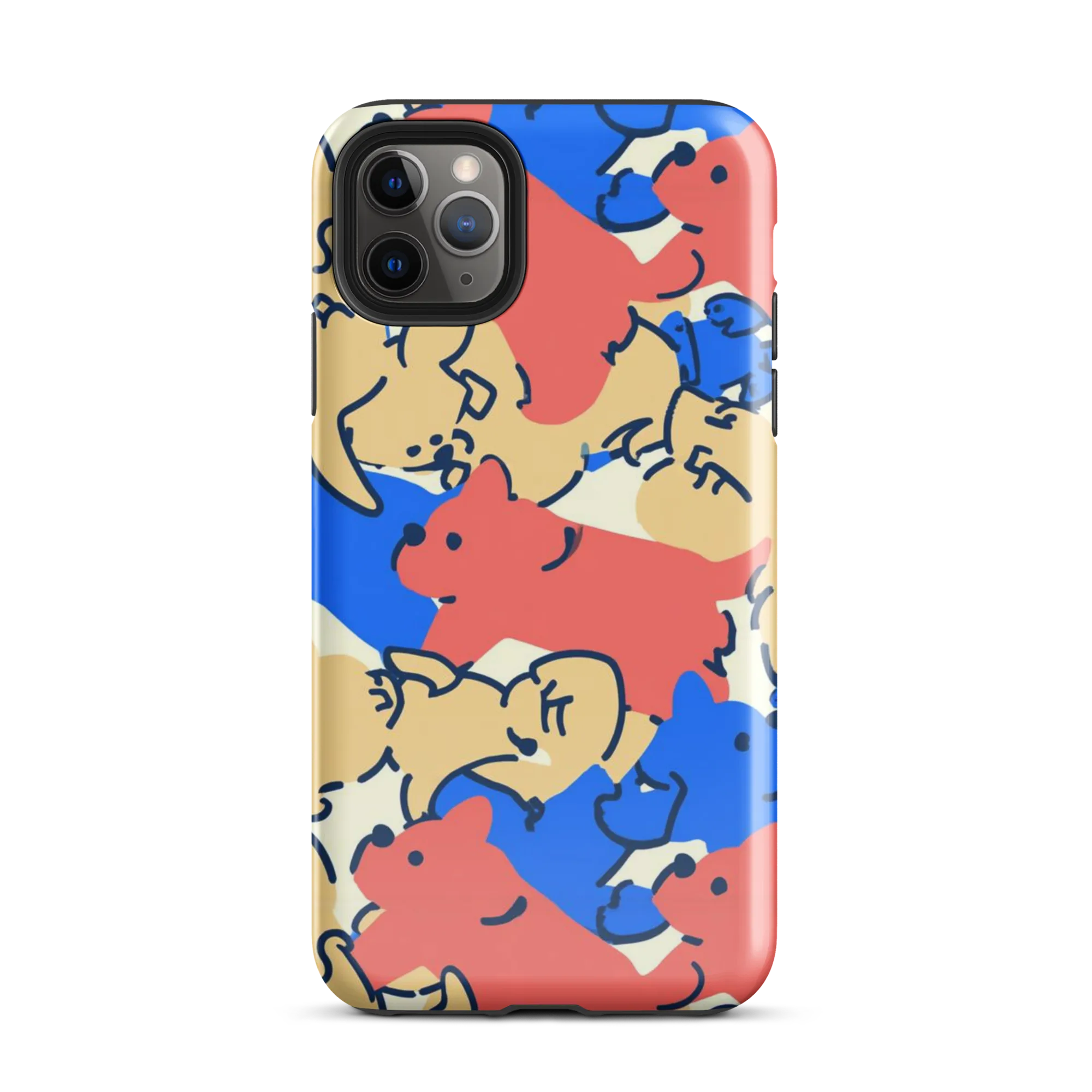 Pop Parade Pups on Tough Case for iPhone® — Front