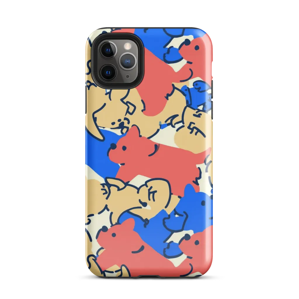 Pop Parade Pups on Tough Case for iPhone® — Front