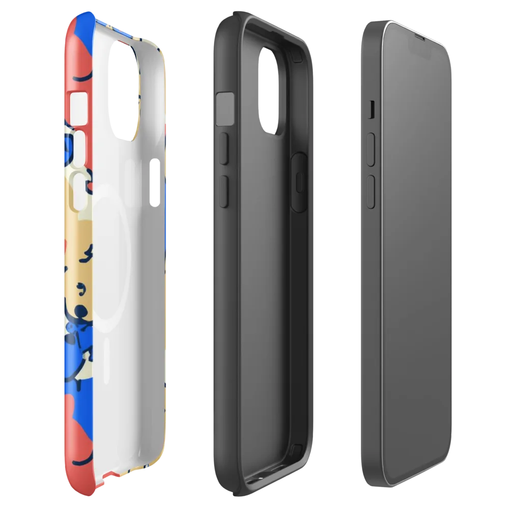 Pop Parade Pups on MagSafe Tough Case for iPhone® — Front