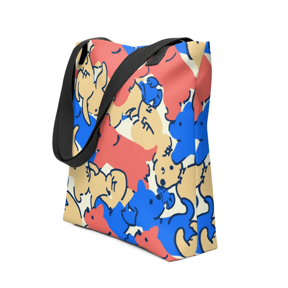 Pop Parade Pups on Tote Bag — Front