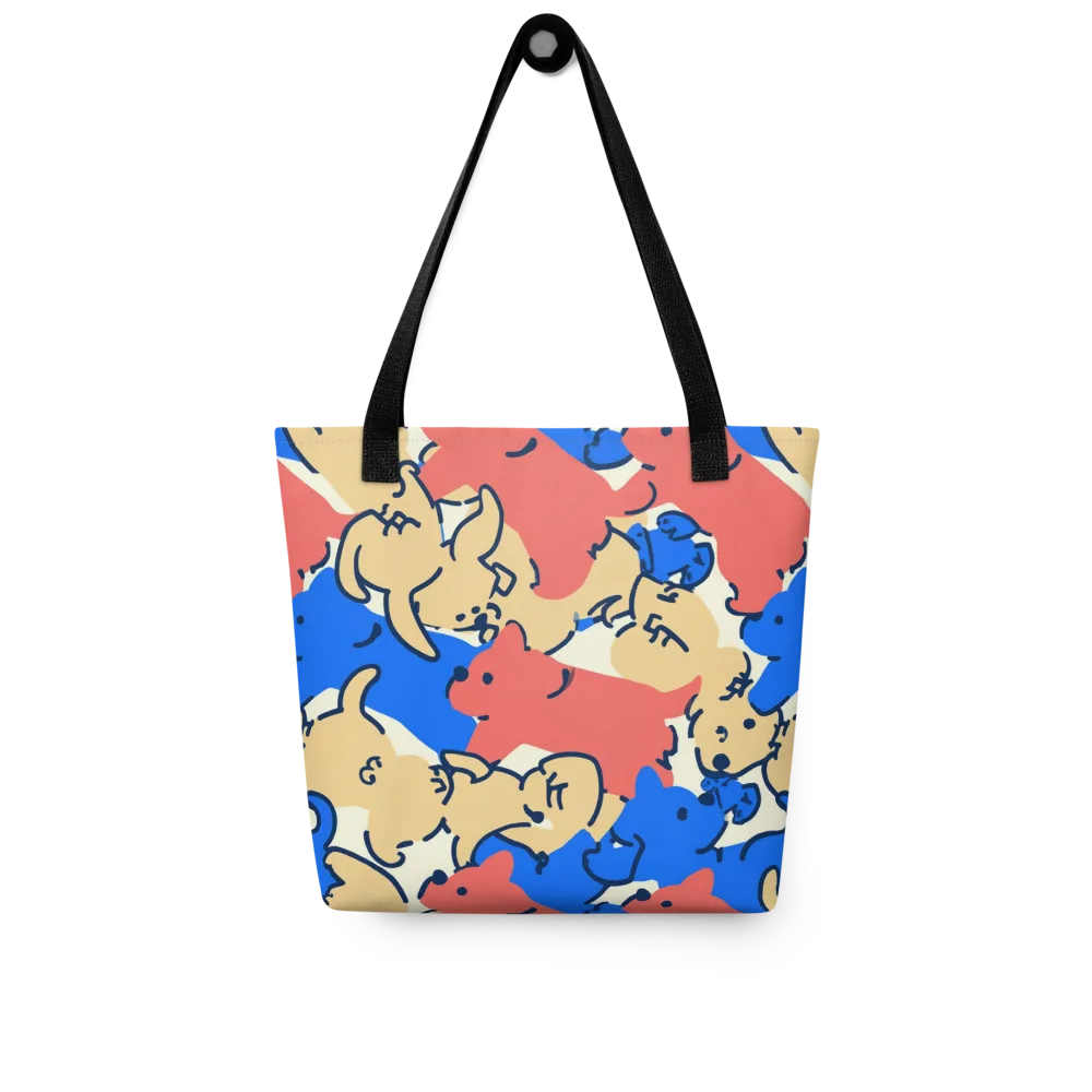 Pop Parade Pups on Tote Bag — Front