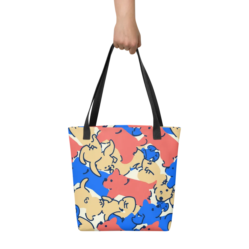 Pop Parade Pups on Tote Bag — Front
