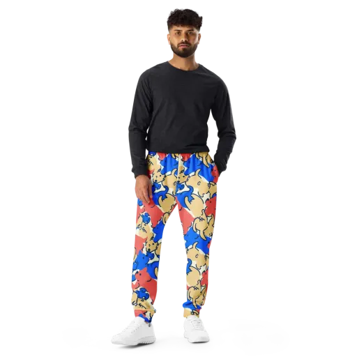 Pop Parade Pups on a Men's Joggers