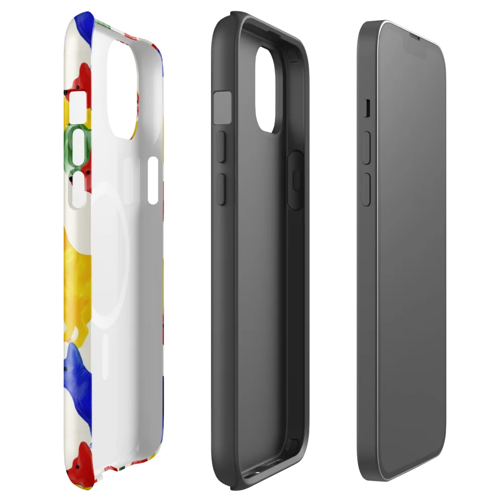 Colorful Canine Parade on MagSafe Tough Case for iPhone® — Front