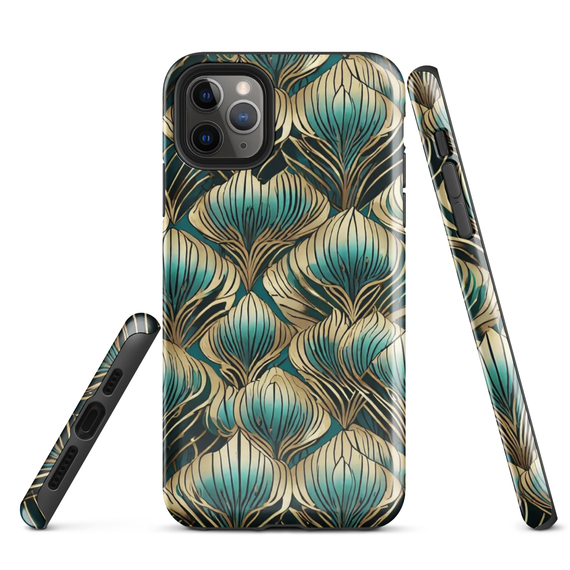 Turquoise Allium on Tough Case for iPhone® — Front
