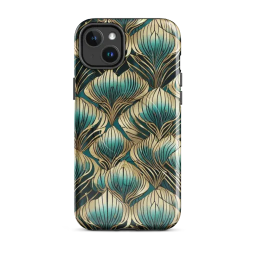 Turquoise Allium on a MagSafe Tough Case for iPhone®