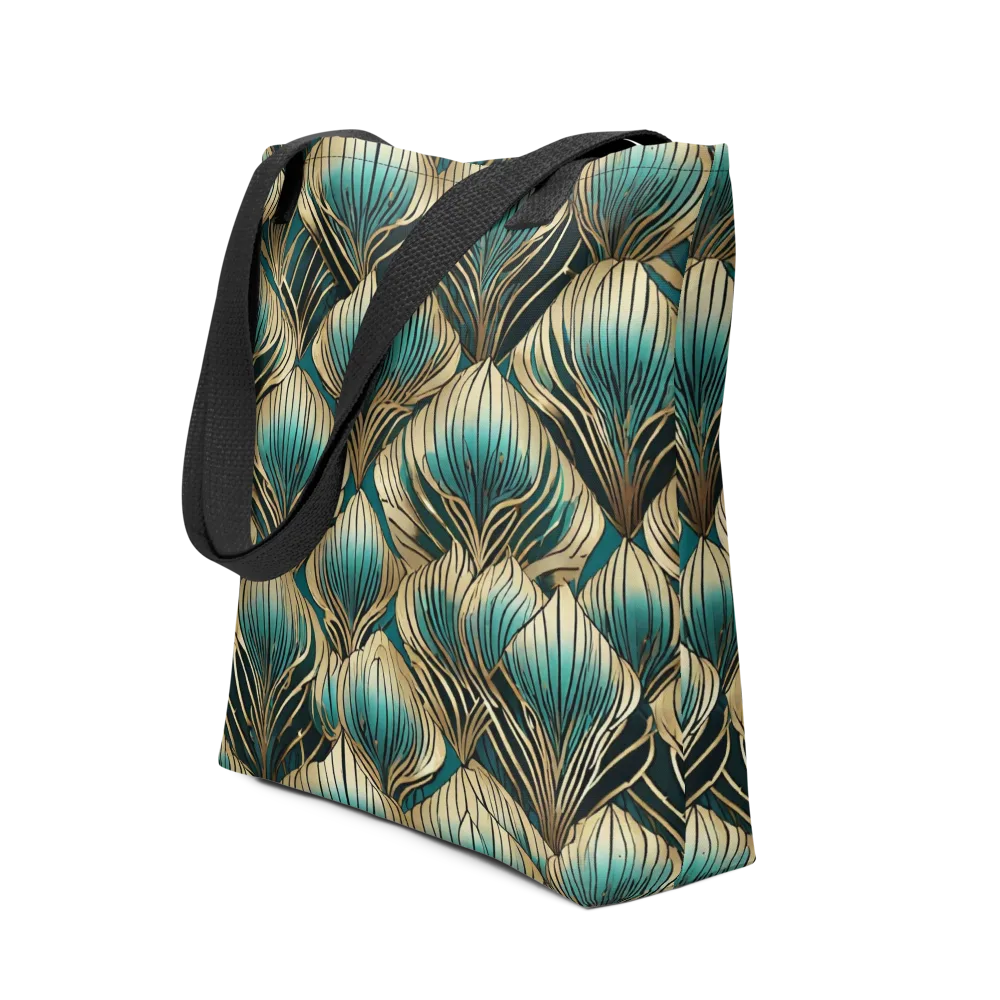 Turquoise Allium on Tote Bag — Front