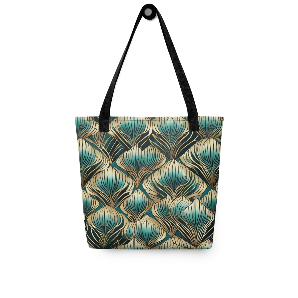 Turquoise Allium on Tote Bag — Front