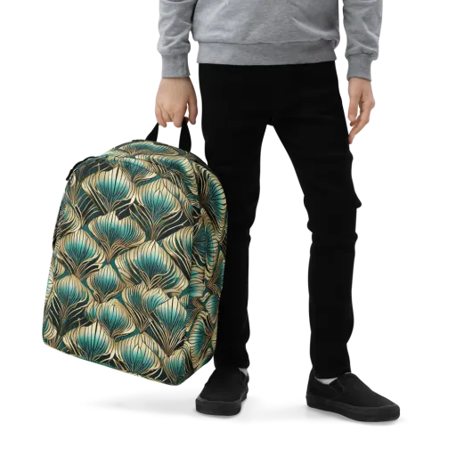 Turquoise Allium on a Minimalist Backpack