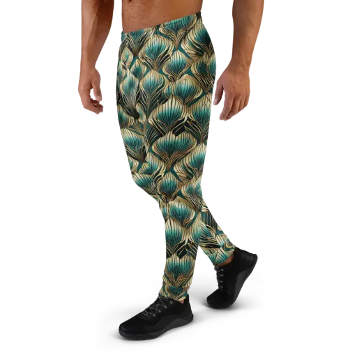 Turquoise Allium on a Men's Joggers