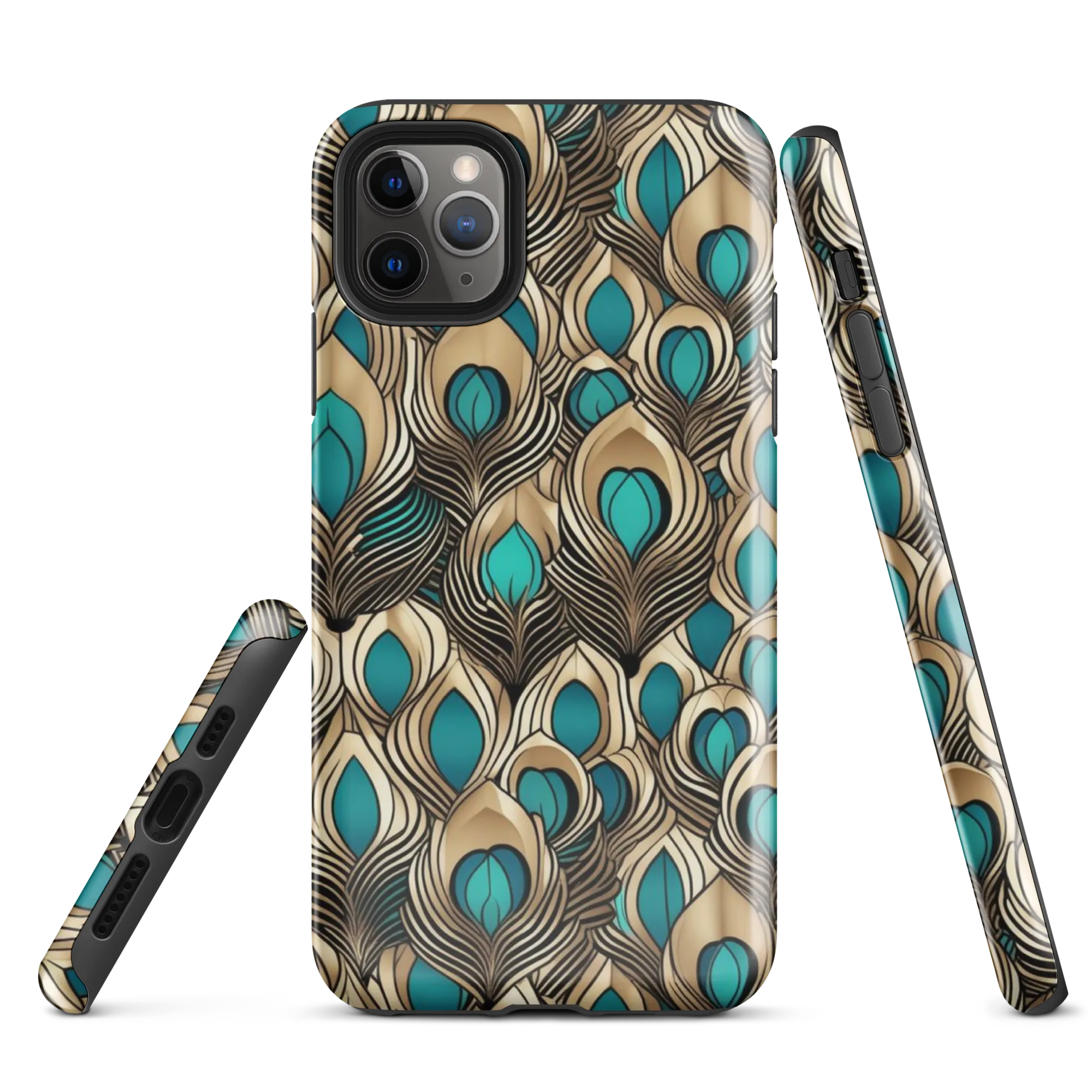 Gilded Feather on Tough Case for iPhone® — Front