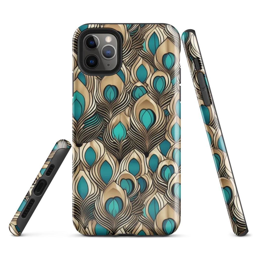 Gilded Feather on Tough Case for iPhone® — Front