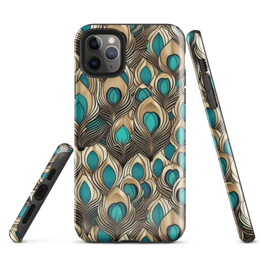 Gilded Feather on a Tough Case for iPhone®
