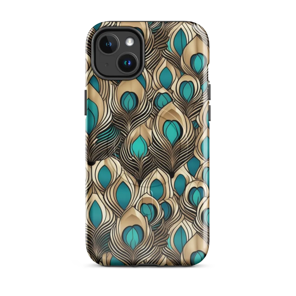 Gilded Feather on MagSafe Tough Case for iPhone® — Front