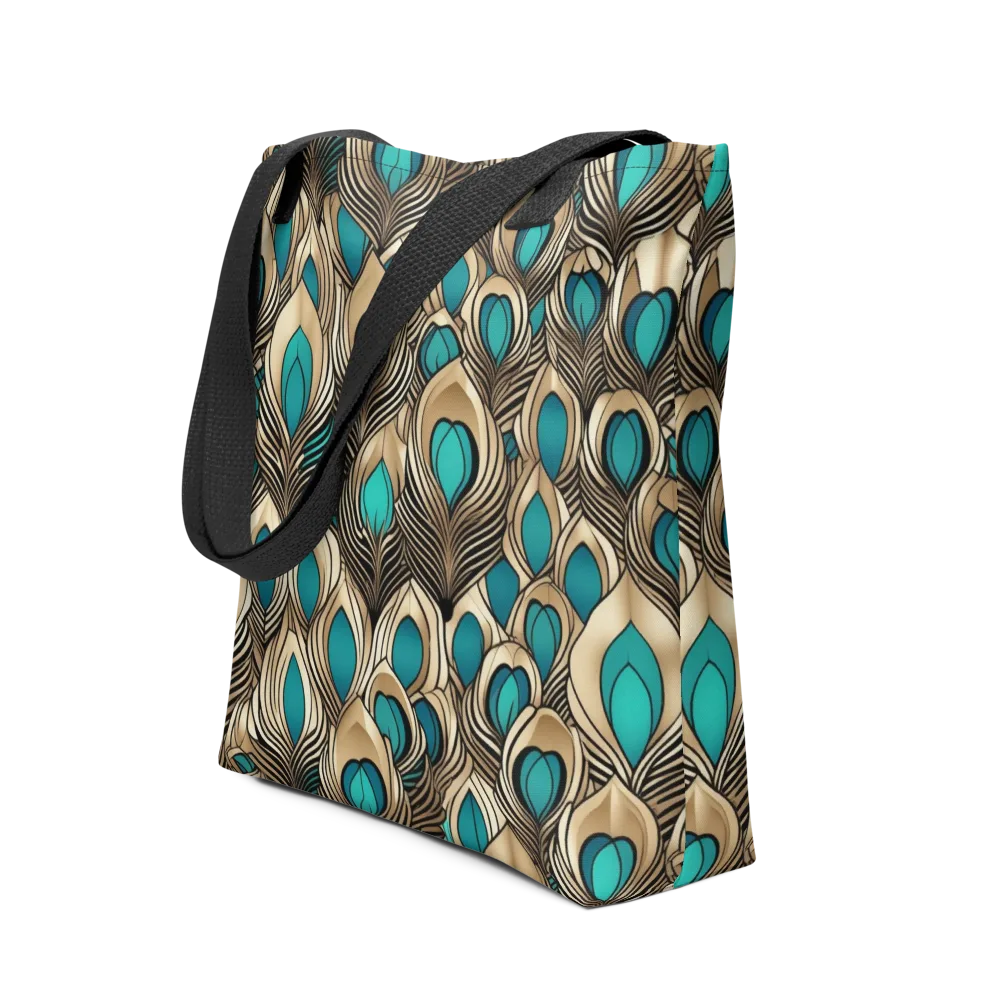 Gilded Feather on Tote Bag — Front