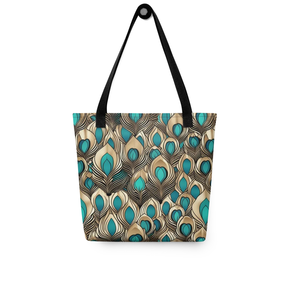 Gilded Feather on Tote Bag — Front