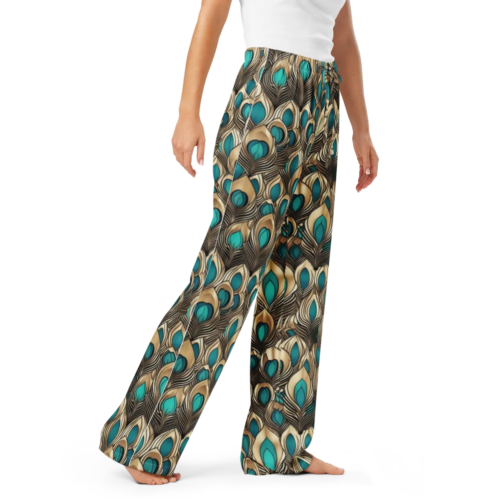 Gilded Feather on Women's Pajama Pants — Right Front