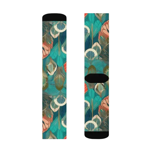 Tropical Deco on a Socks