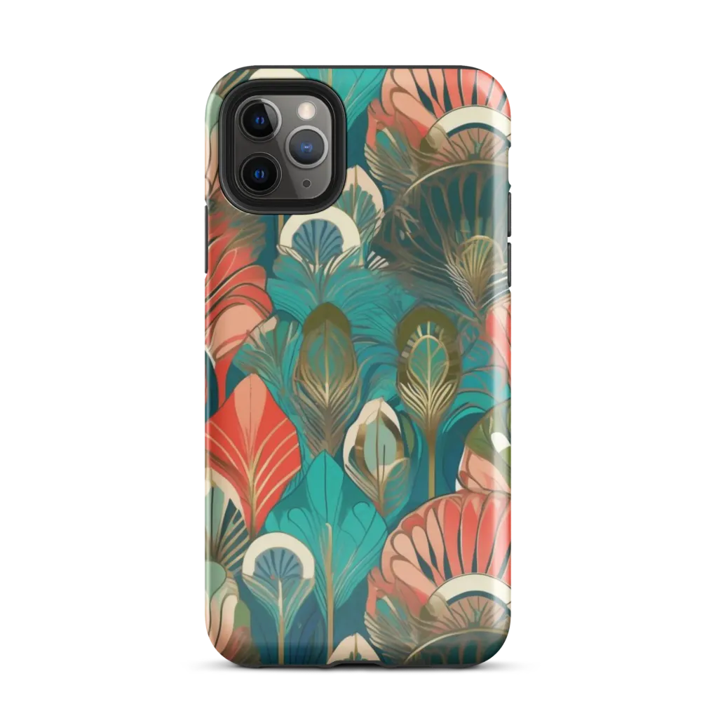 Tropical Deco on Tough Case for iPhone® — Front