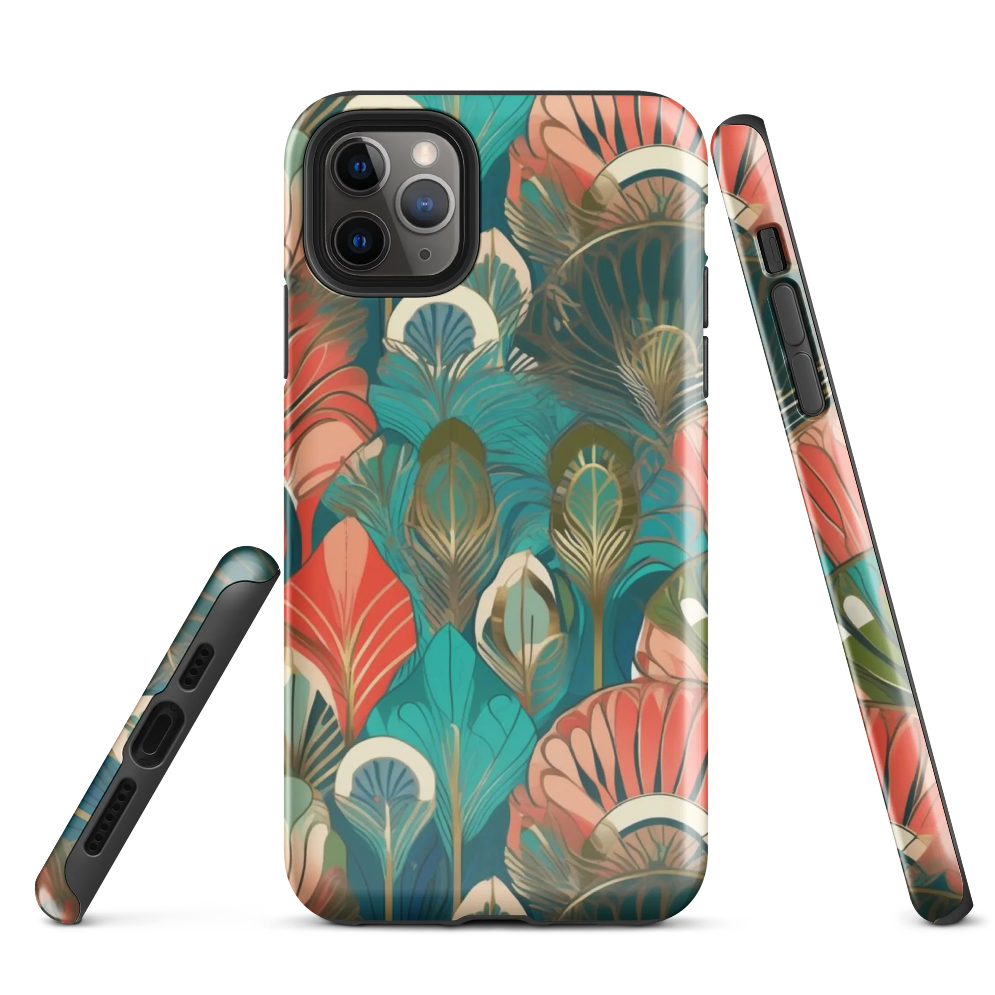 Tropical Deco on Tough Case for iPhone® — Front