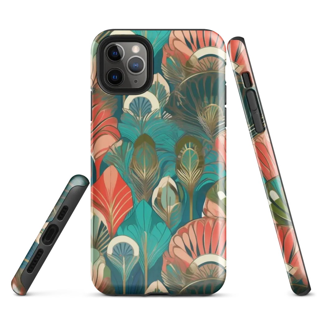 Tropical Deco on Tough Case for iPhone® — Front