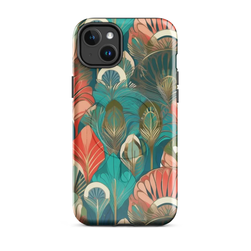Tropical Deco on MagSafe Tough Case for iPhone® — Front