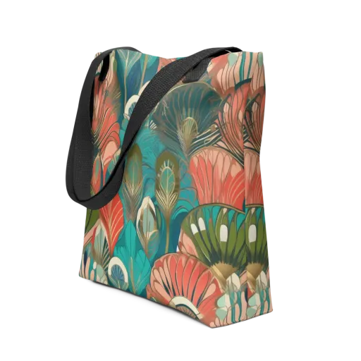 Tropical Deco on a Tote Bag
