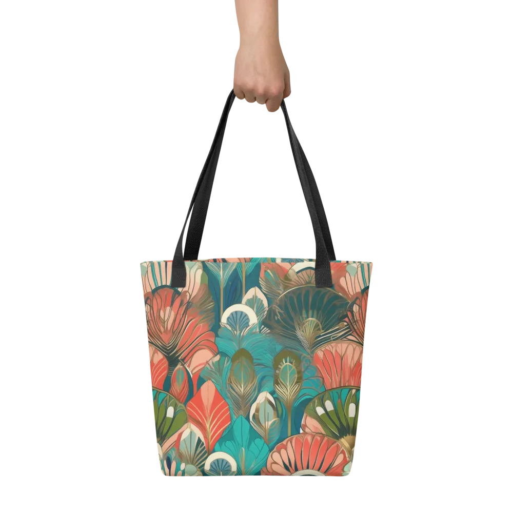 Tropical Deco on Tote Bag — Front