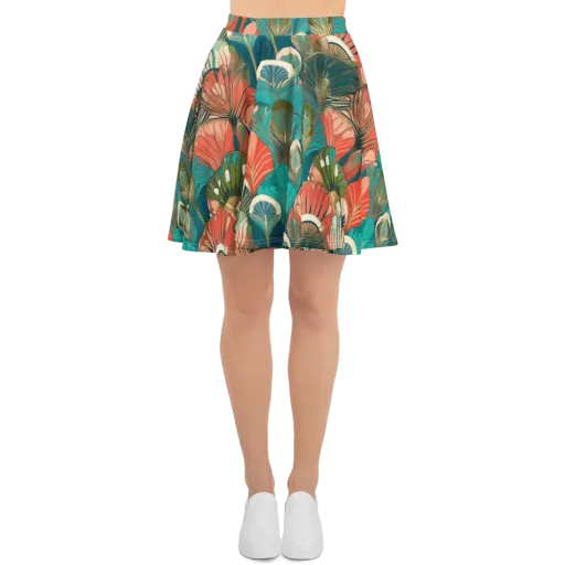 Tropical Deco on a Skater Skirt