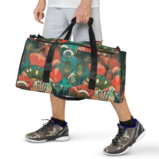 Tropical Deco on a Duffle Bag
