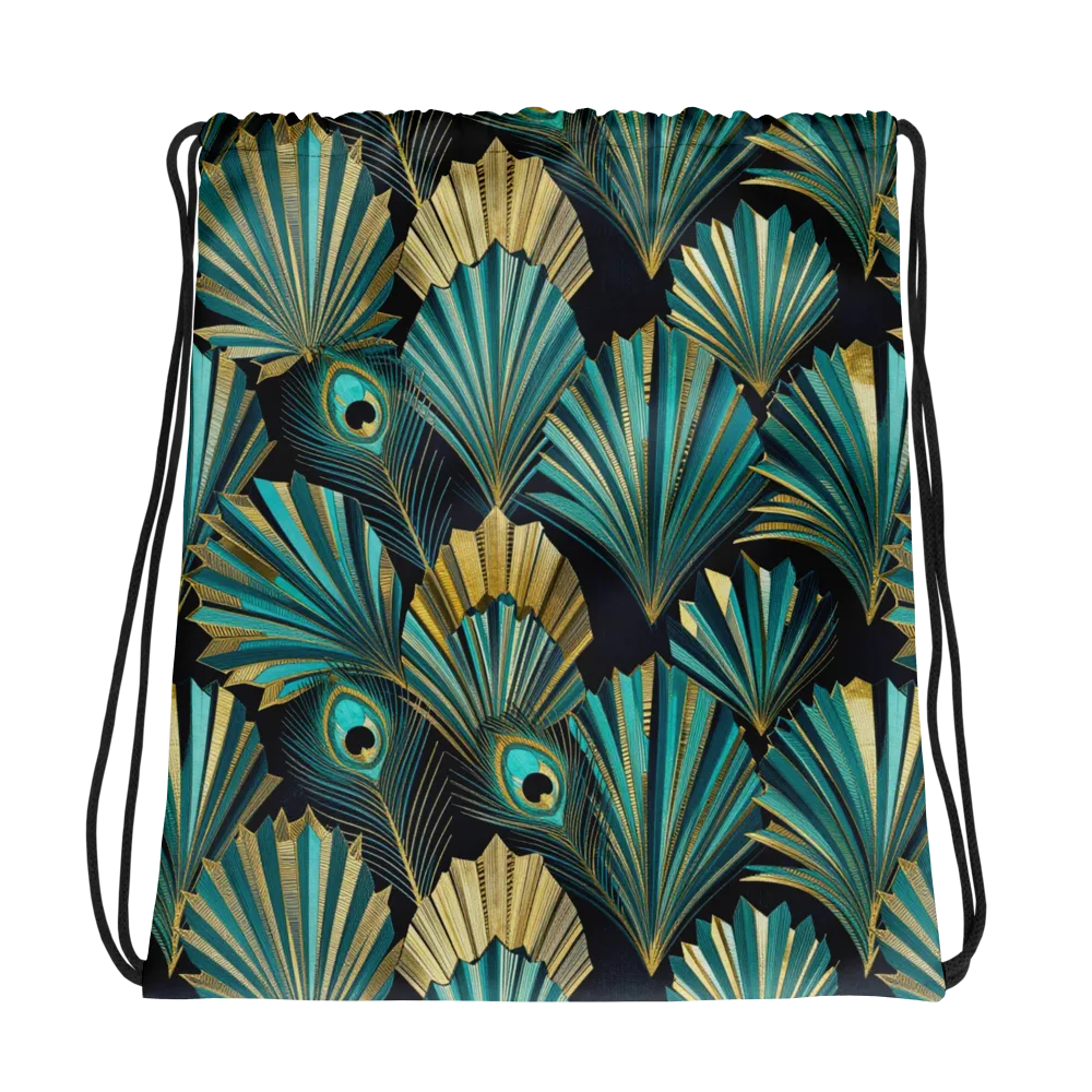 Art Deco Flight on Drawstring Bag — Photo