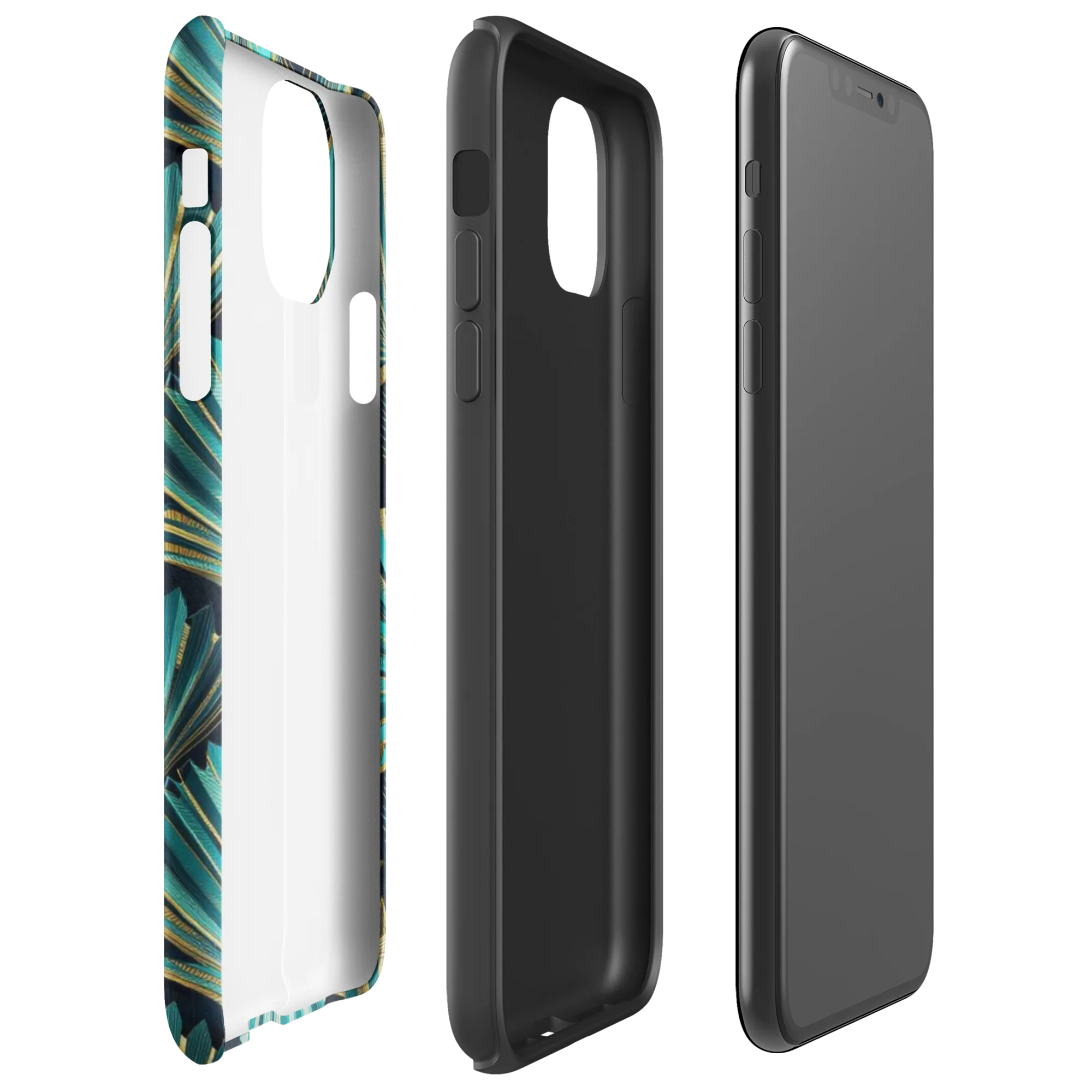 Art Deco Flight on Tough Case for iPhone® — Right