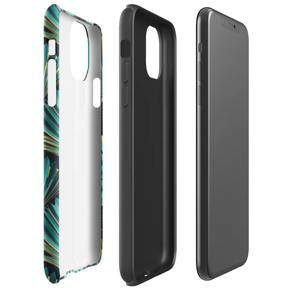 Art Deco Flight on Tough Case for iPhone® — Right