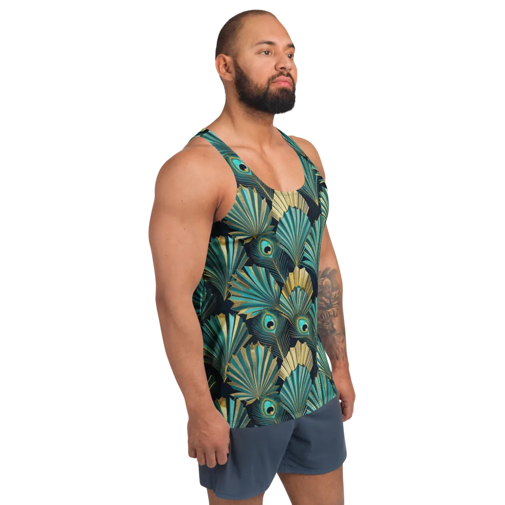 Art Deco Flight on Men's Tank Top — Right Front