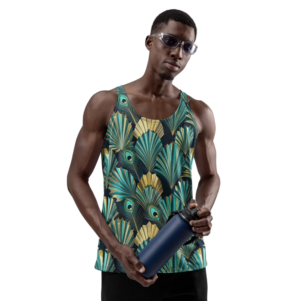 Art Deco Flight on Men's Tank Top — Front