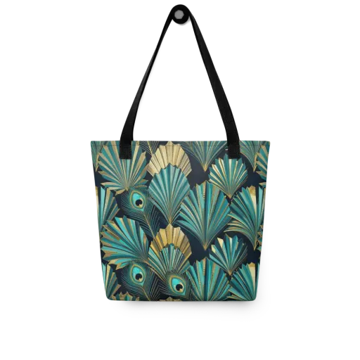 Art Deco Flight on a Tote Bag