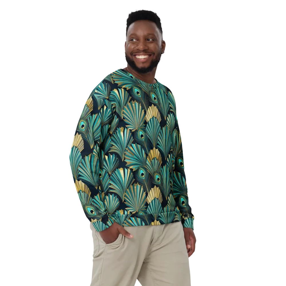 Art Deco Flight on Sweatshirt — Front
