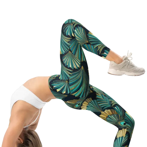 Art Deco Flight on a Leggings