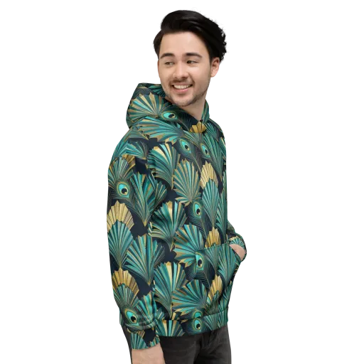Art Deco Flight on a Hoodie