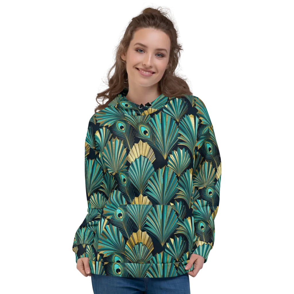 Art Deco Flight on Hoodie — Front